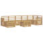  Outdoor Sofa Set 8 pcs Solid Acacia Wood Sectional Garden Furniture