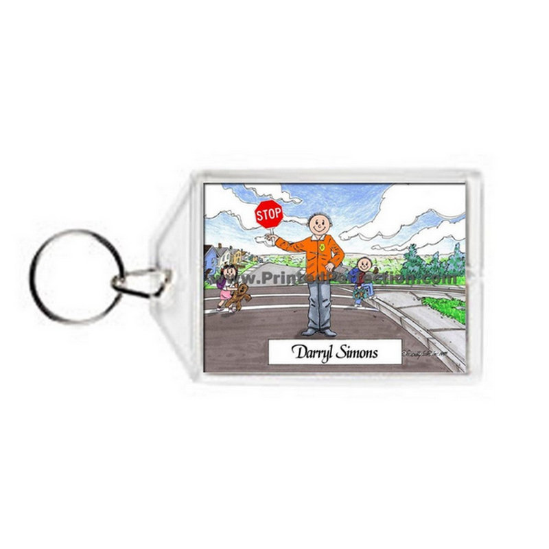 Porte-clés personnalisé en acrylique
