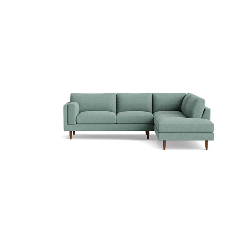 Skinny Fat Sectional, Right Hand Facing, Performance Weave - Spa