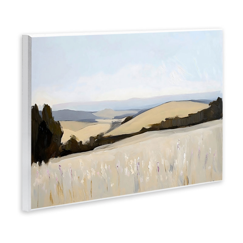 Plaque murale Rolling Fields, design par Franklyn Gregory, H 10 po x l 15 po