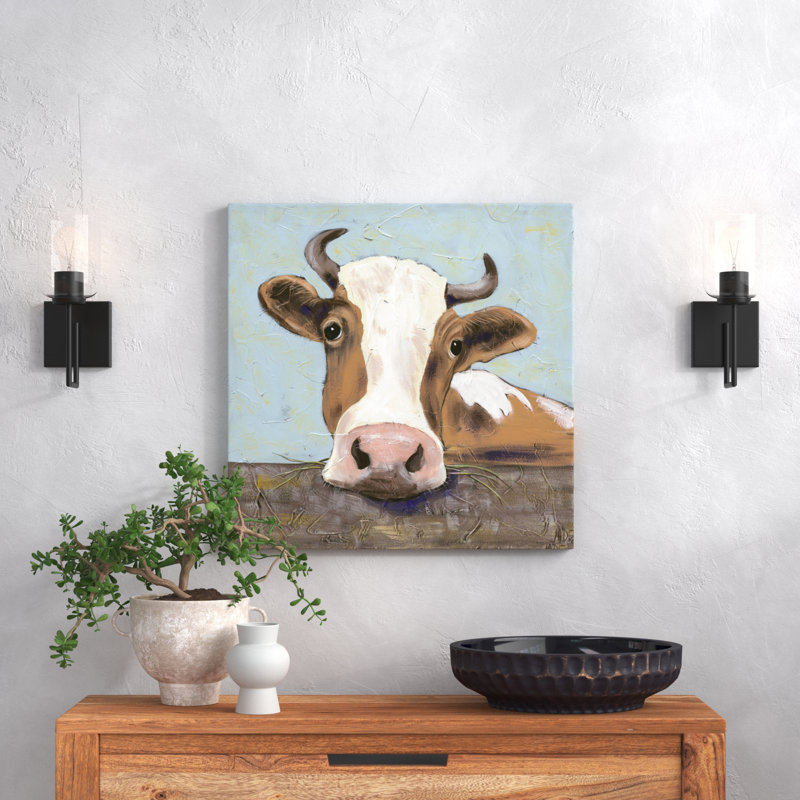 Bessy by Jade Reynolds - Wrapped Canvas Painting, 51cm H x 51cm W