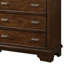 Cerise brune à 8 tiroirs 65 po Faye Commode large