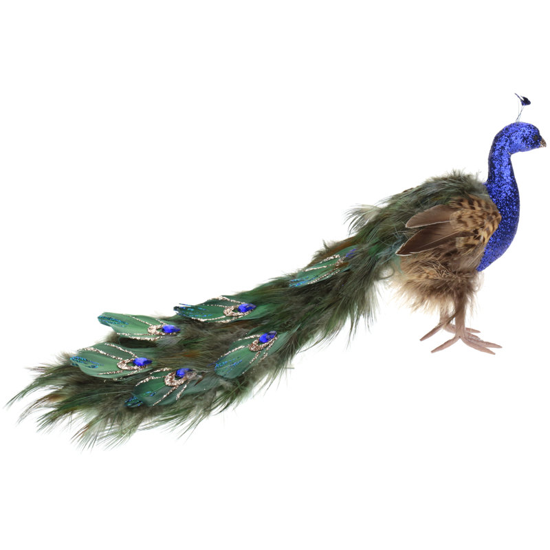 Royalty Peacock, 7.87" H x 5.11" W x 15" D