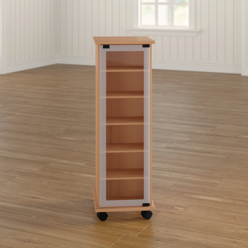 Valenza Wood 93cm H Media Cabinet, Walnut