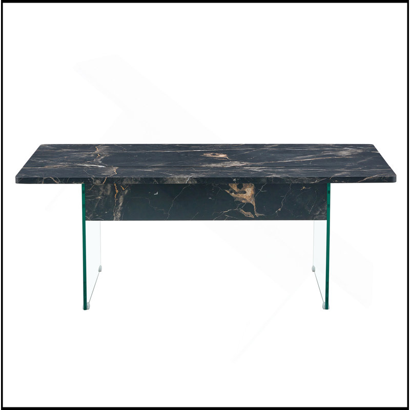 Versatile Rustic Coffee Table With Adjustable Height And Hidden Storage, Black