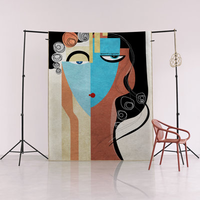 Tapis multicolore surréel