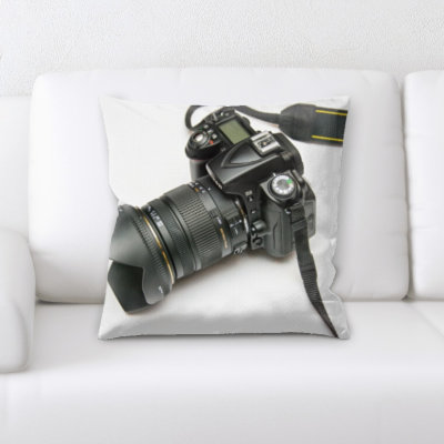 Microsuede Reversible Throw Pillow