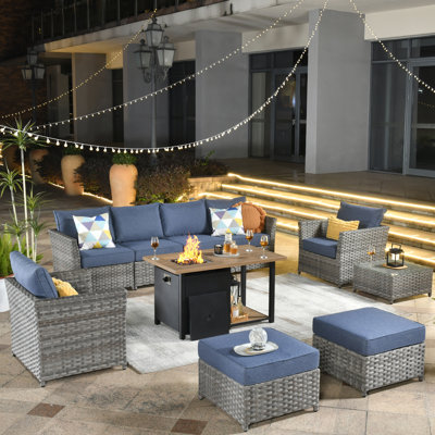 Tayden 6 - Person Patio Conversation Set with Cushions