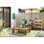 Wicker Outdoor Bench-20100657