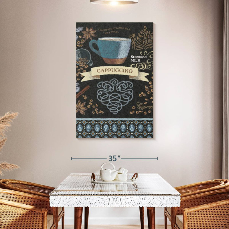 Yarlin Cappuccino Time, 48" H x 32" W