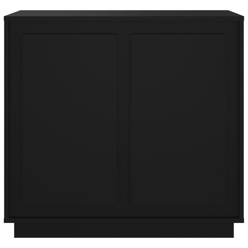 Sideboard 80x34x75 cm Engineered Wood, Black