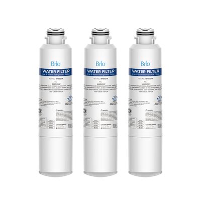 Brio 6027A Refrigerator Water Filter Replacement 3-Pack For Samsung Da29-00020B, DA29-0D020A. CA:29000:20A, DA29-000Taa -  RF6027A3PK