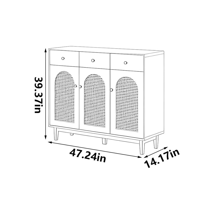 Nunan, 39.37" H x 47.24" W x 14.17" D