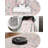 Farmhouse Floral Area Rug 5x7 Washable Rug for Living Room, Soft Non Shedding Foldable Floor Mat with Non Slip TPR Backing, Indoor Thin Low Pile Printed Mat for Bedrooms, Pink-44052072-44052074