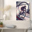 «Cyclist Racing on Velodrome Track» sur toile rouge et noire-133546094