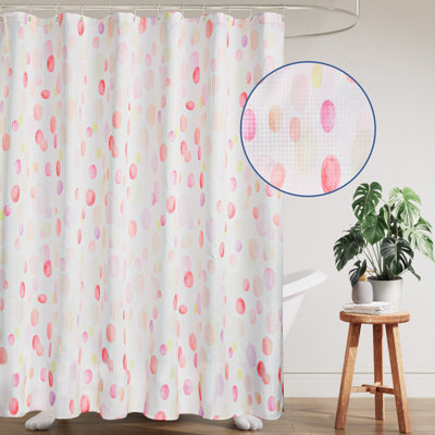 Painter Dots Texture Shower Curtain