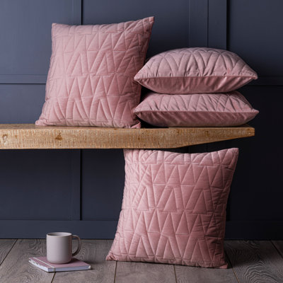 Rae Geometric Square Throw Pillow Cover