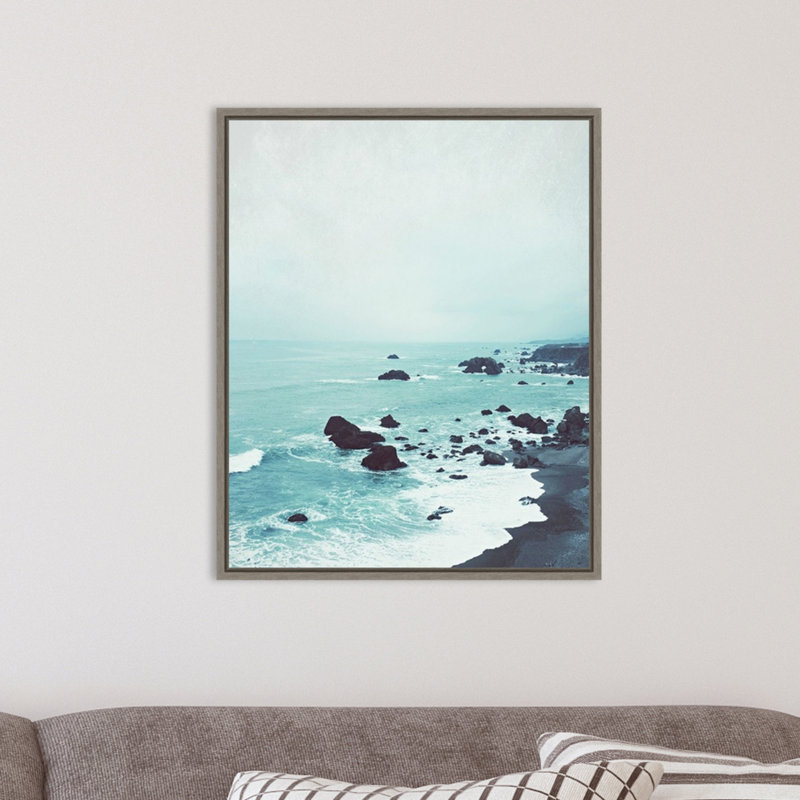 Reproduction de photo sur toile, "crépuscule à la mer" par Lupen Grainger-Floater frame