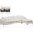 Shumpert Velvet L-Shaped Sectional Reversible-207814831