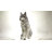 Sitting Wolf Statue