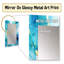 «Love Spirit», art de marbre imprimé turquoise et orange II-370172193