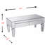 Table basse contemporaine à miroir