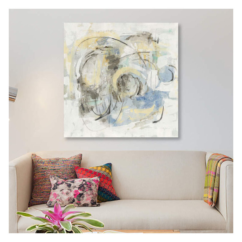 « signature », impression sur toile, H 48 po x l 48 po x P 1,5 po