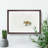 A Red Fox Alone in the Winter in Abstract - Picture Frame Graphic Art Print-55629432-55629438
