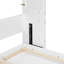Grand lit escamotable mural avec rangement, armoire-lit pliable avec coiffeuse, miroir central et 2 tiroirs latéraux