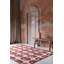 Wool Geometric Area Rug in Red/Pink-74187200
