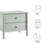 Emmeline Scalloped 2-Drawer Nightstand In Light Grey-106714576