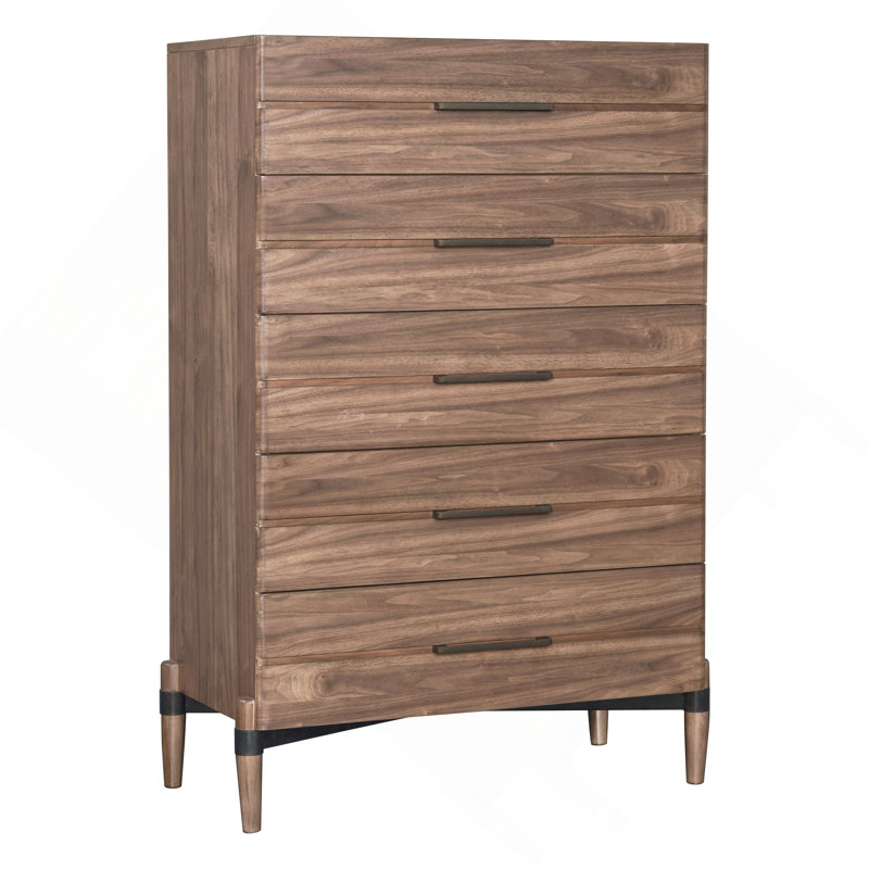 Commode à cinq tiroirs, aucun assemblage requis