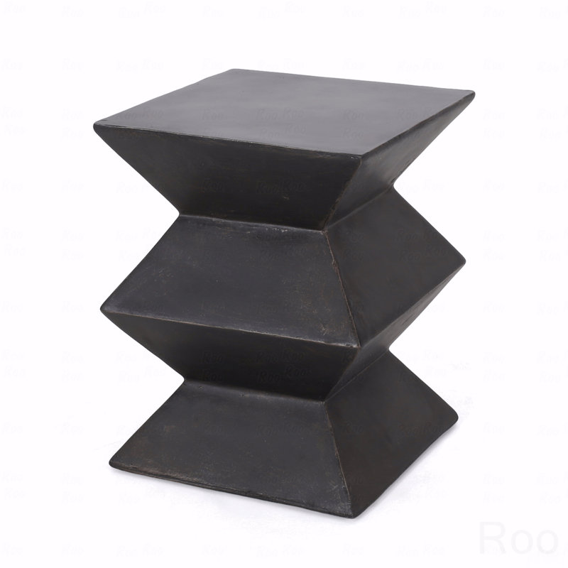 Table d'appoint d'extérieur en béton léger