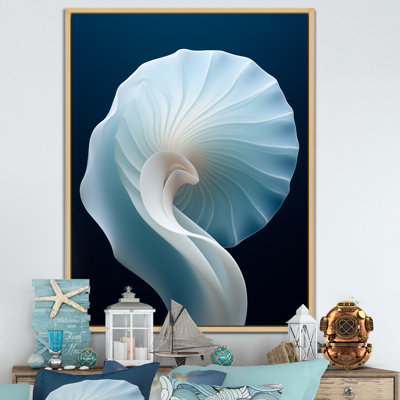 " Azure Abyss Nautilus Spiral I "