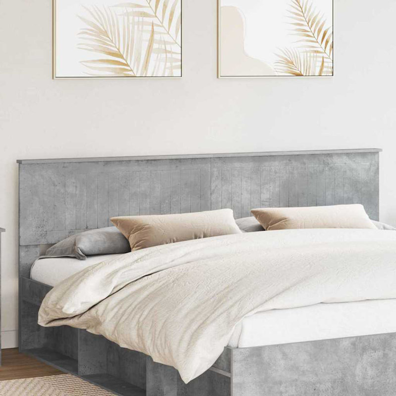 Headboard, King, Concrete Grey