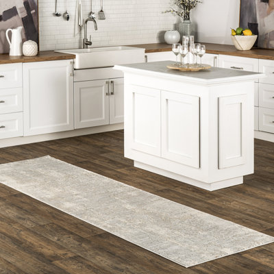 Tapis abstrait gris clair