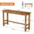 63" Solid Wood Bar Table,