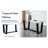 Table And Chair Set A Rectangular Dining Table With 4 PU Chairs