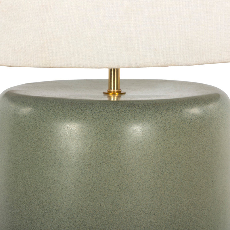 SADIA Table Lamp, Matte Sage Ceramic