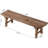 63-Inch Solid Wood Dining Bench