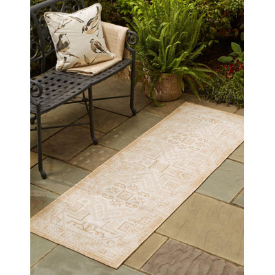 Tapis d'extérieur couleur ivoire Chand