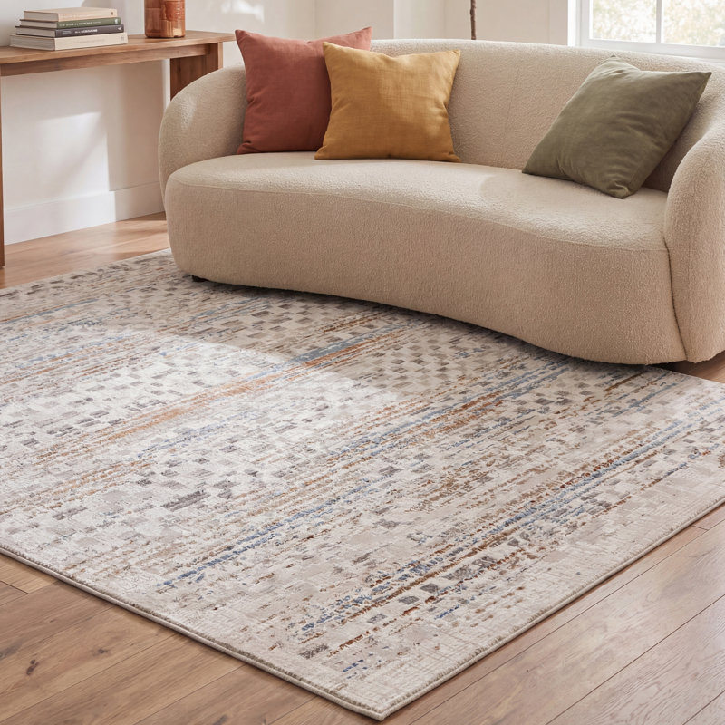 Rybolt Abstract Area Rug, Rectangle 120 x 160 cm
