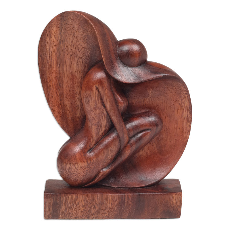 Sculpture en bois faite à la main Loon Peak®