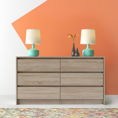Barker Ridge 6 Drawer Double Dresser