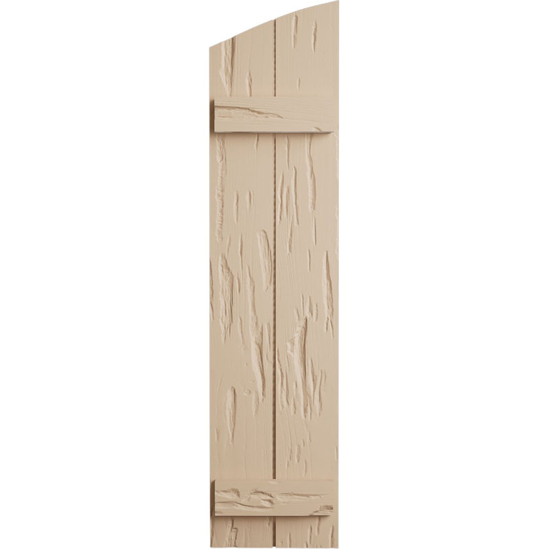 Timberthane avec planche à chevrons et panneaux elliptiques, Texture cyprès Pecky / brun clair apprêté, 11"