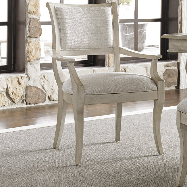 Chaise avec accoudoirs Oyster Bay Eastport, Coquille d'huître claire
