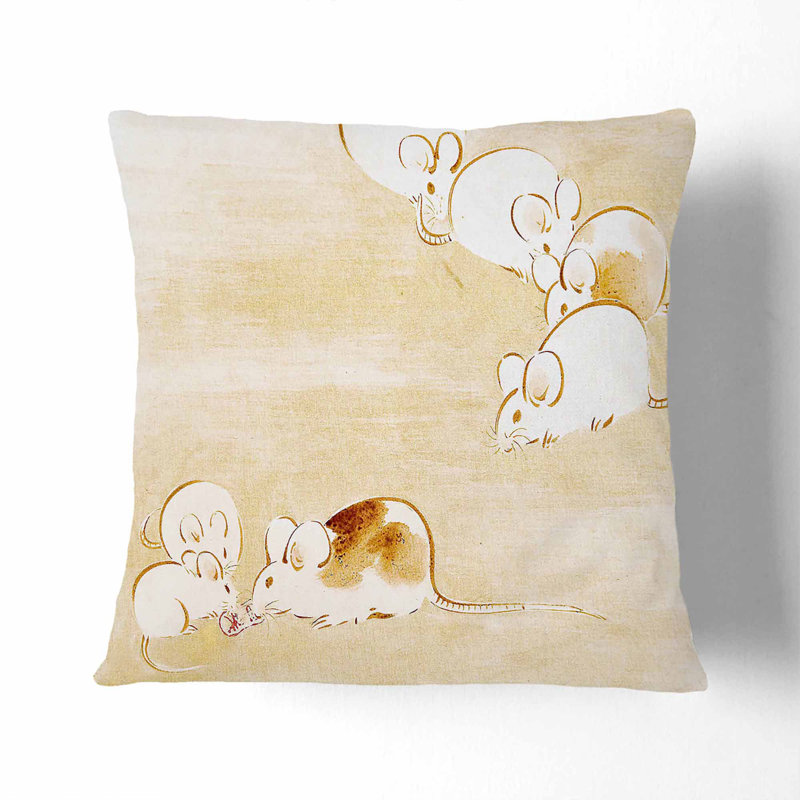 Square Throw Cushion, 40cm H x 40cm W x 15cm D