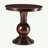 Espresso Accent Table With Pedestal Base