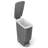 simplehuman 40 Liter / 10.6 Gallon Slim Kitchen Step Trash Can with Secure Slide Lock, Plastic-2381616