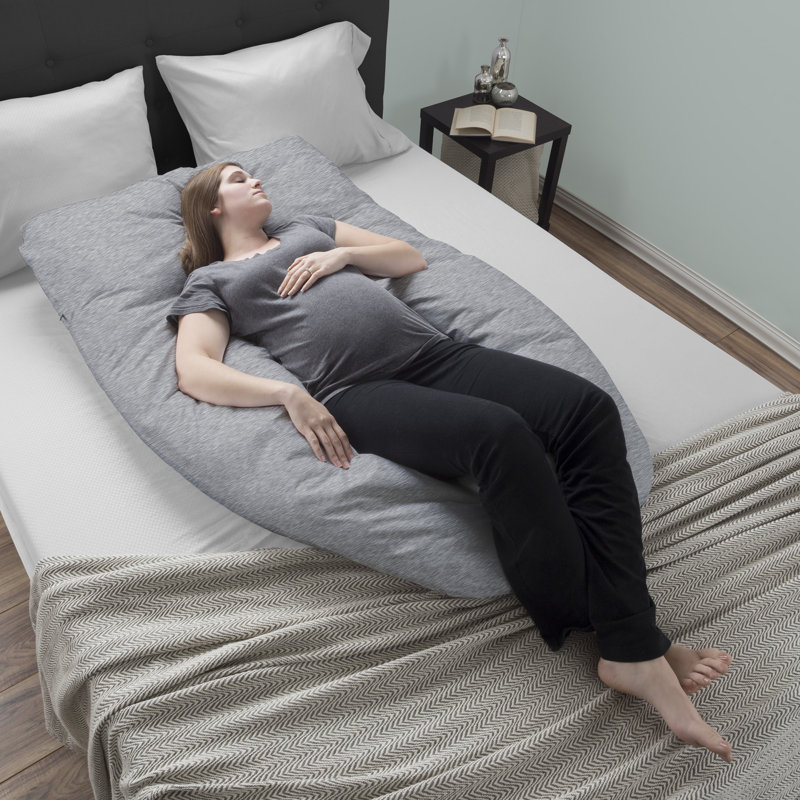 Gaytan Full Body Pillow for Pregnancy - Maternity Pillow with Contoured U-Shape for Comfort, Alignment, and Support in Bed or Nursing, and Support in Bed